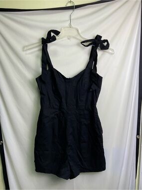Anthropologie Hutch Corset Black Romper